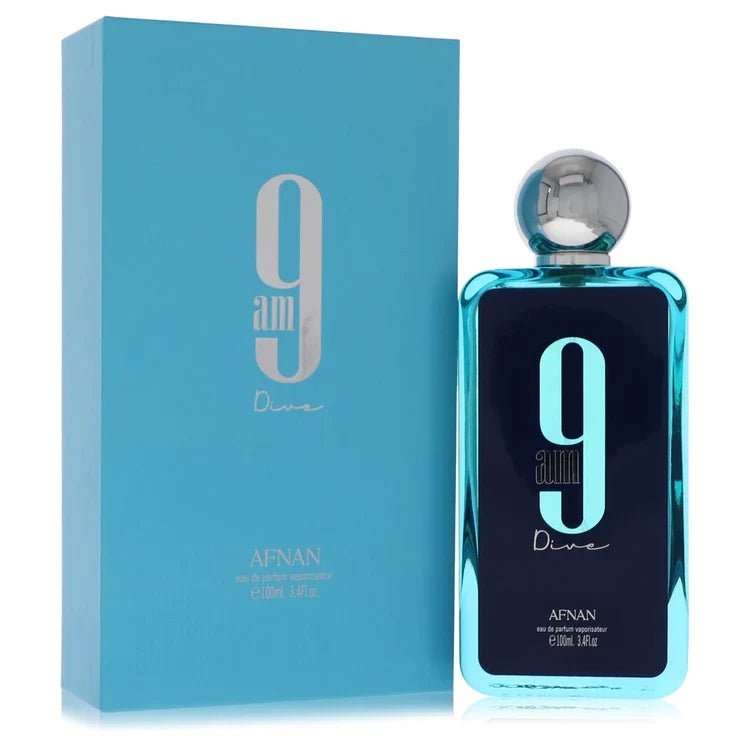 Afnan 9AM Dive Eau De Parfum Spray Unisex 3.4 oz - Royal oud arabian
