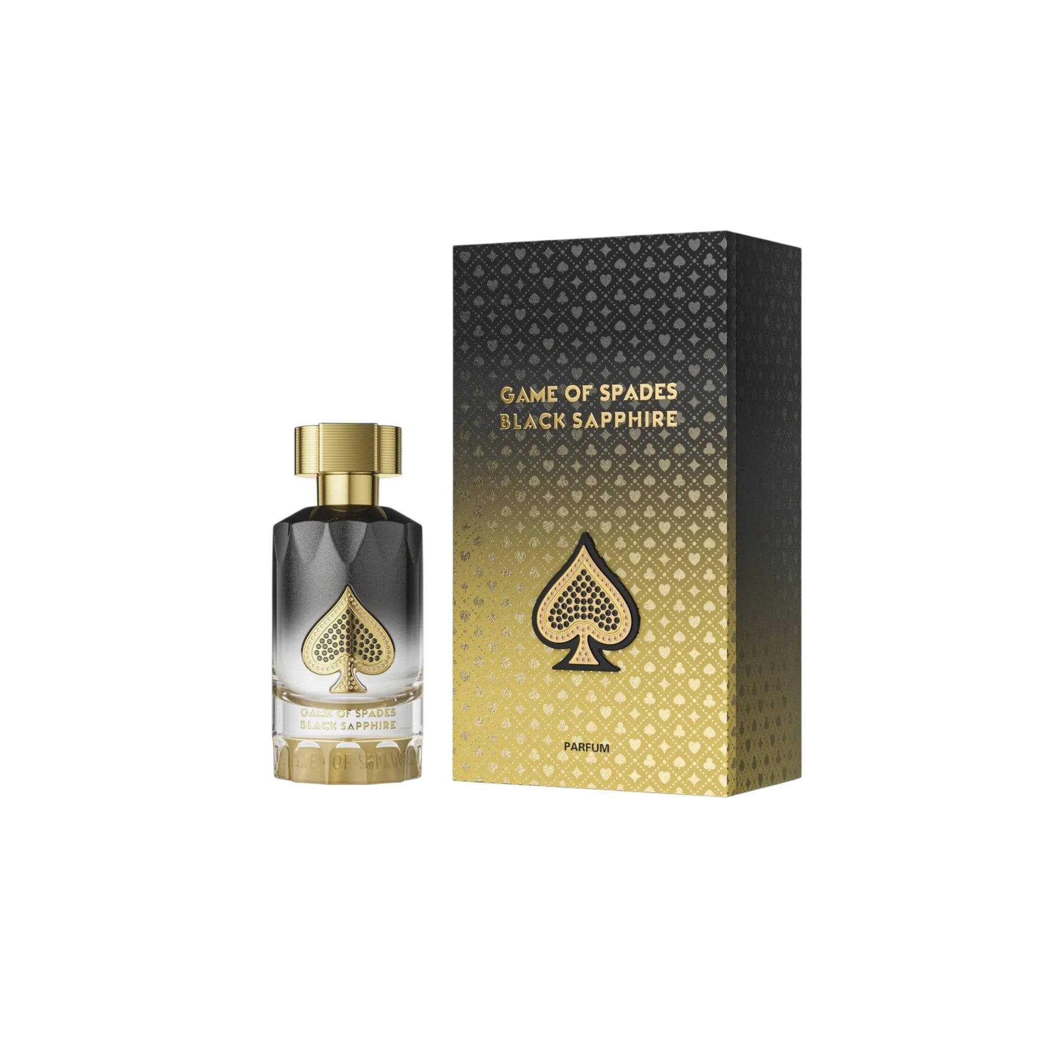 Game of spades Black Sapphire parfum by Jo Milano 3.0 oz - Royal oud arabian