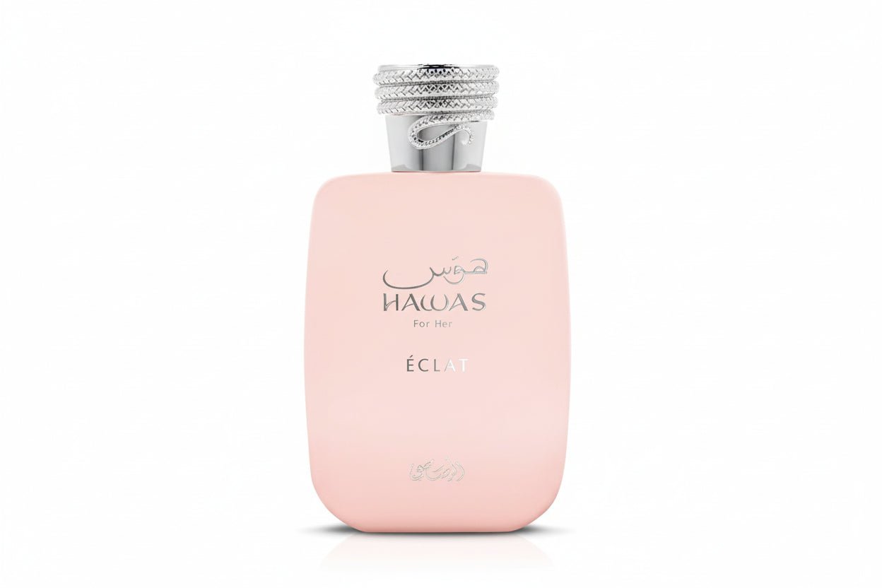 Hawas Eclat by Rasasi Eau De Parfum Spray 3.4 oz - Royal oud arabian