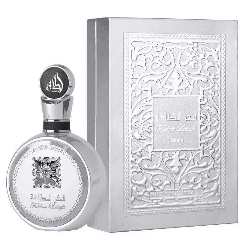 Lattafa Fakhar Platin Eau de Parfum for Men 3.4 oz - Royal oud arabian