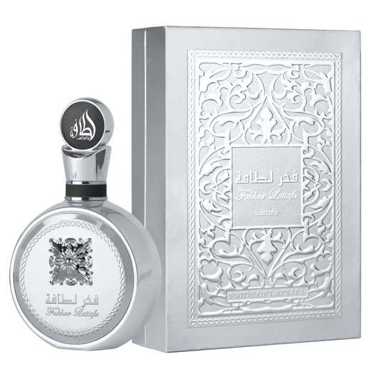 Lattafa Fakhar Platin Eau de Parfum for Men 3.4 oz - Royal oud arabian