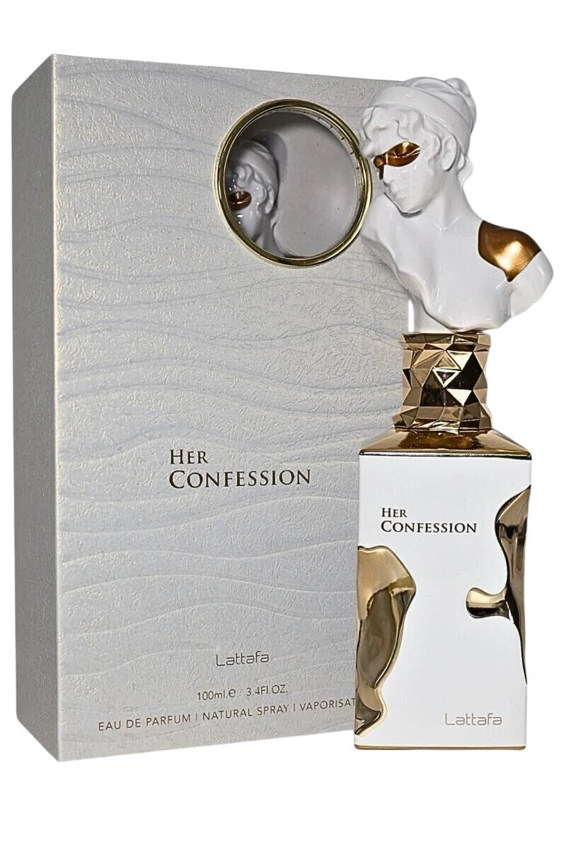 Lattafa Her Confession Eau De Parfum 3.4 FL oz For Women - Royal oud arabian