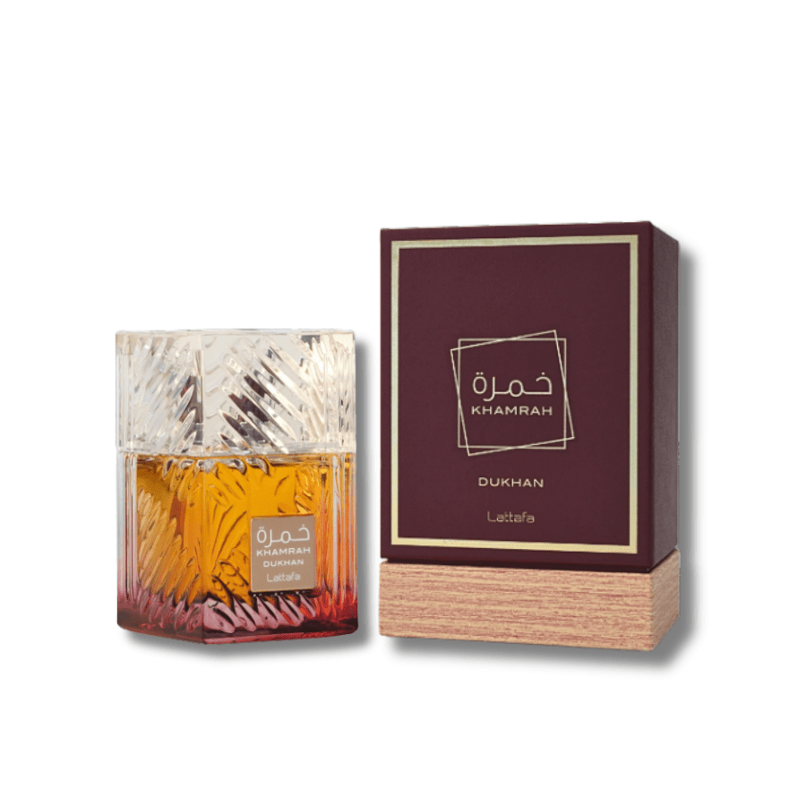 Lattafa Khamrah Dukhan for Unisex Eau de Parfum Spray, 3.4 oz - Royal oud arabian