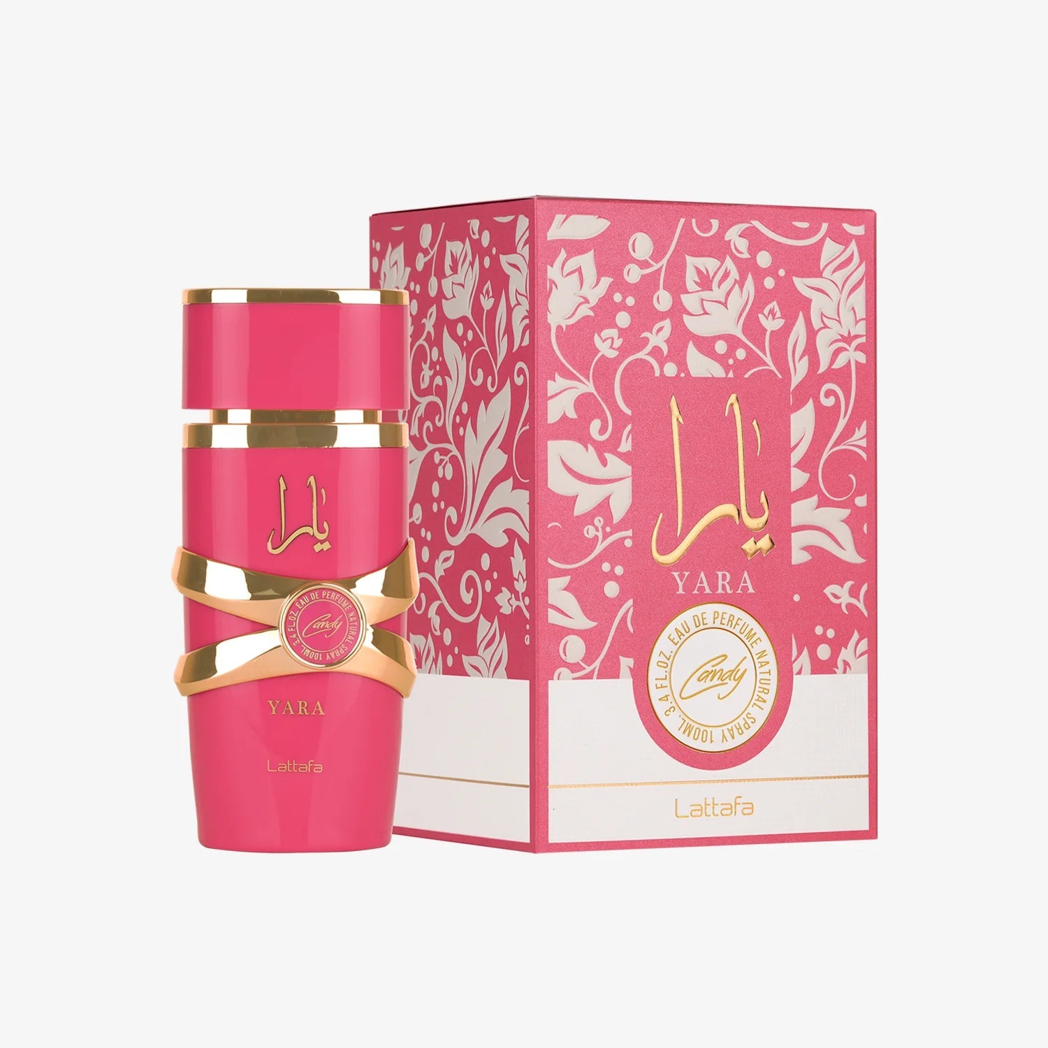 Lattafa Yara Candy Eau de Parfum for Women 3.4 oz - Royal oud arabian